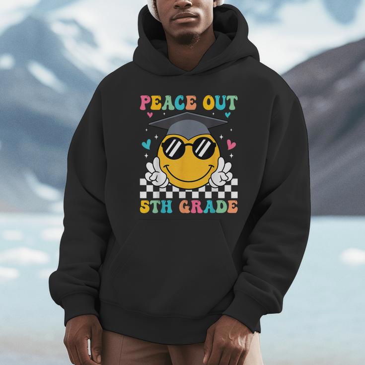 Peace Out 5th Grade Graduation Last Day Of School Unisex Hoodie