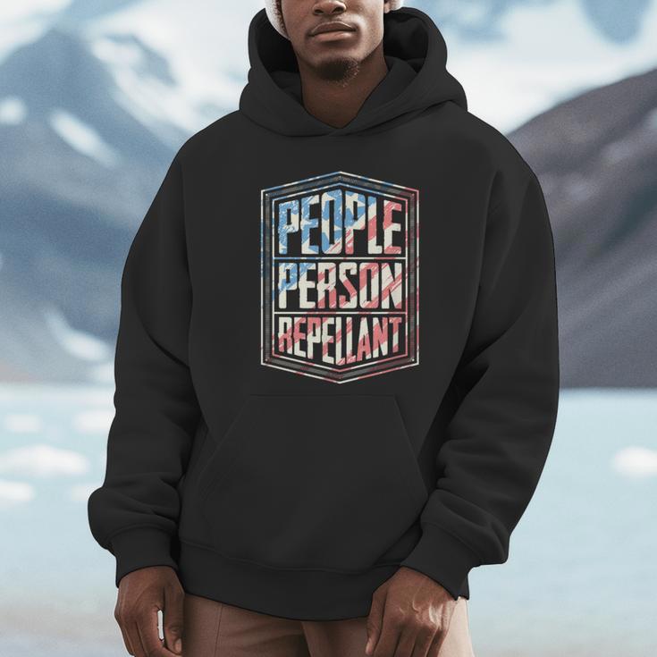 People Person Repellant Introvert Unisex Hoodie