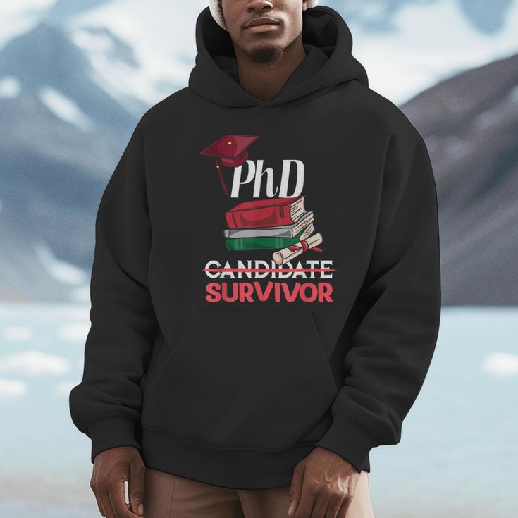 PhD PhD Graduation Gifts PhD Survivor T-Shirt Unisex Hoodie