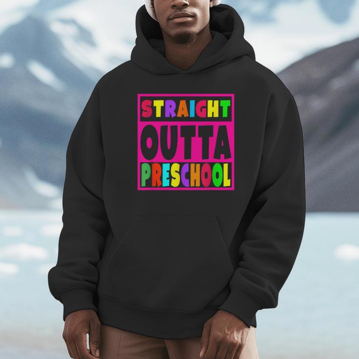 Pink STRAIGHT OUTTA Preschool PRE-K Graduation Unisex Hoodie