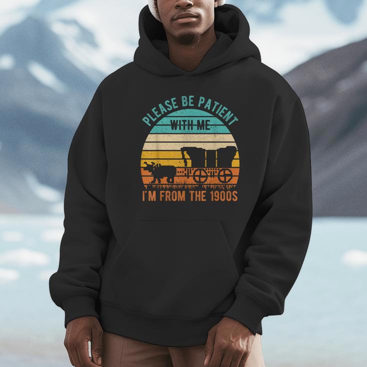 PLEASE BE PATIENT I'M FROM THE 1900s Vintage 1900s 90s Unisex Hoodie