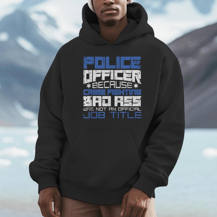 Police Officer Saying Academy Graduation Women Men Unisex Hoodie