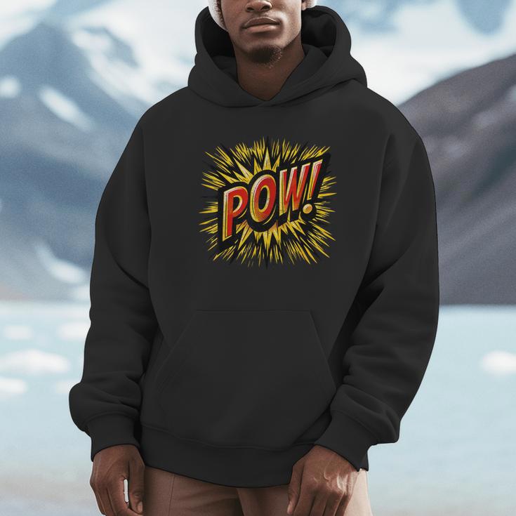 POW Comic Book Retro Artwork – Cartoon Collector Unisex Hoodie