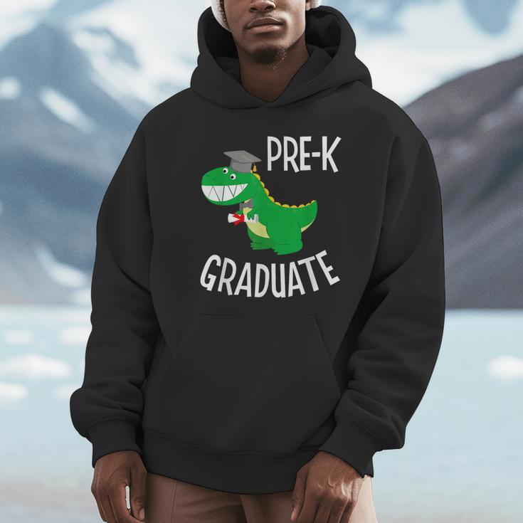 Preschool Graduation Preschooler Dinosaur Pre-K Dino Kids Unisex Hoodie