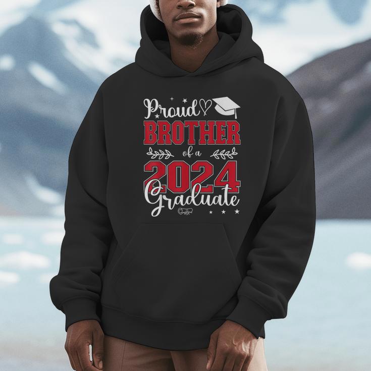 Proud Brother Of a Class Of 2024 Graduate For Graduation Unisex Hoodie