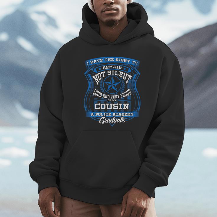 Proud Of Cousin Police Academy Graduation Shirt Unisex Hoodie