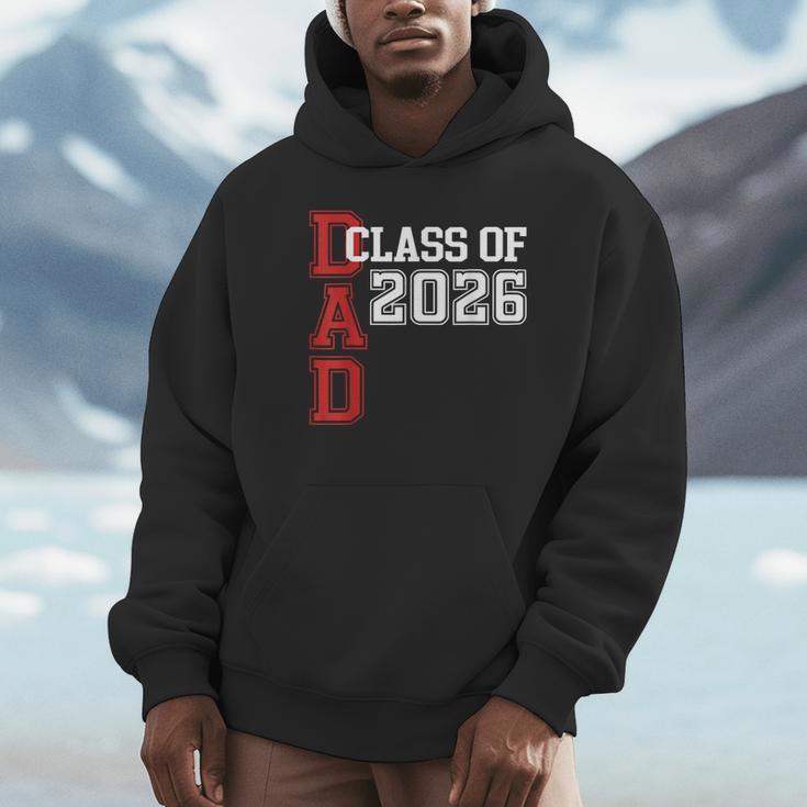 Proud Dad Of A 2026 Graduate Grad Senior Father Graduation Unisex Hoodie