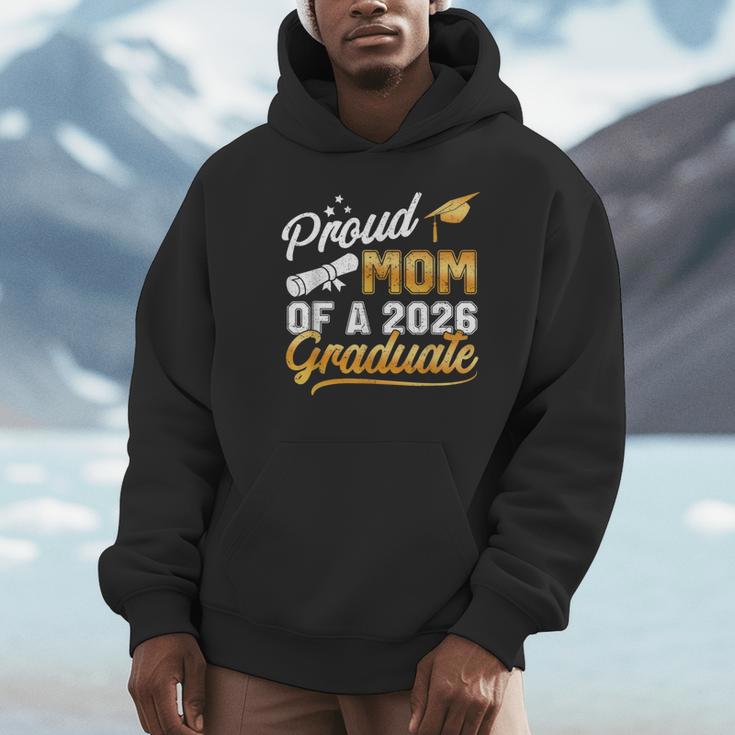 Proud Mom Of A Class Of 2026 Graduate Senior 2026 Graduation Unisex Hoodie