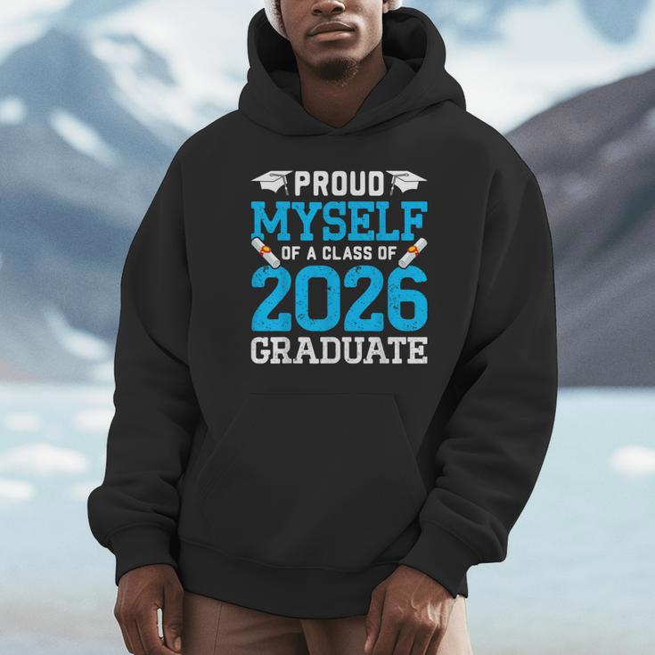 Proud Myself Of A Class Of 2026 Graduate Senior Graduation Unisex Hoodie