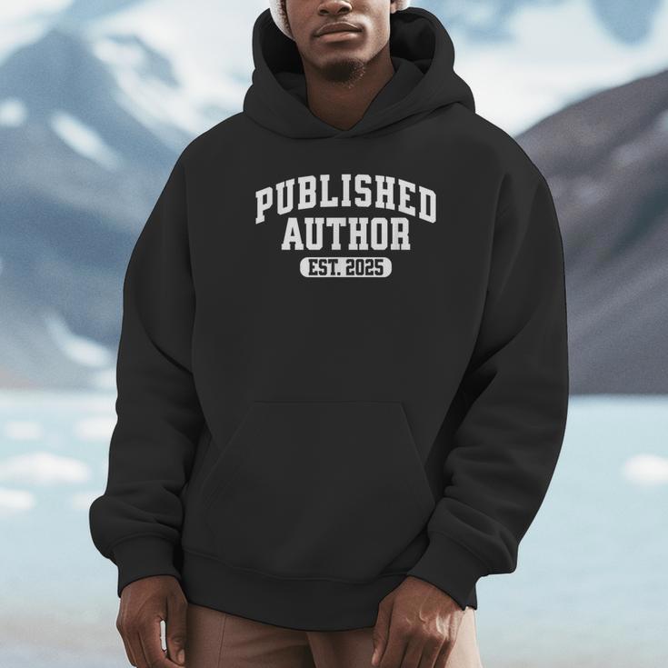 Proud Published Author 2025 Mom Dad Vintage Poet Book Writer Unisex Hoodie Proud Published Author 2025 Mom Dad Vintage Poet Book Writer Unisex Hoodie