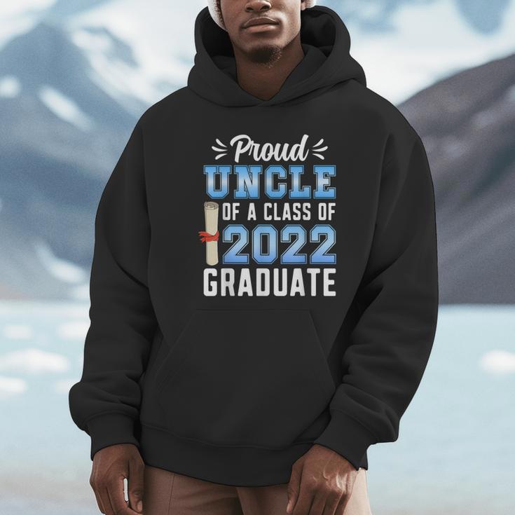 Proud Uncle Of A Class Of 2022 Graduate 22 Senior Graduation Unisex Hoodie