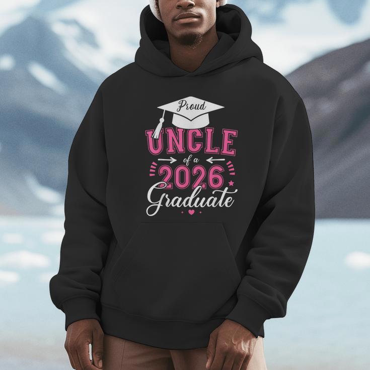 Proud Uncle Of a Class Of 2026 Graduate For Graduation Unisex Hoodie