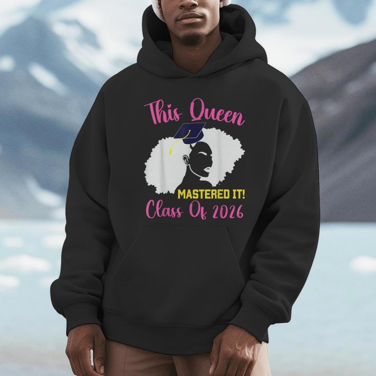 This Queen Mastered It Masters Graduation Class Of 2026 Unisex Hoodie