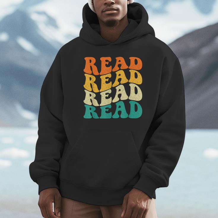 Read Read Read Read Book Lover Reading Bookworm Reader Unisex Hoodie