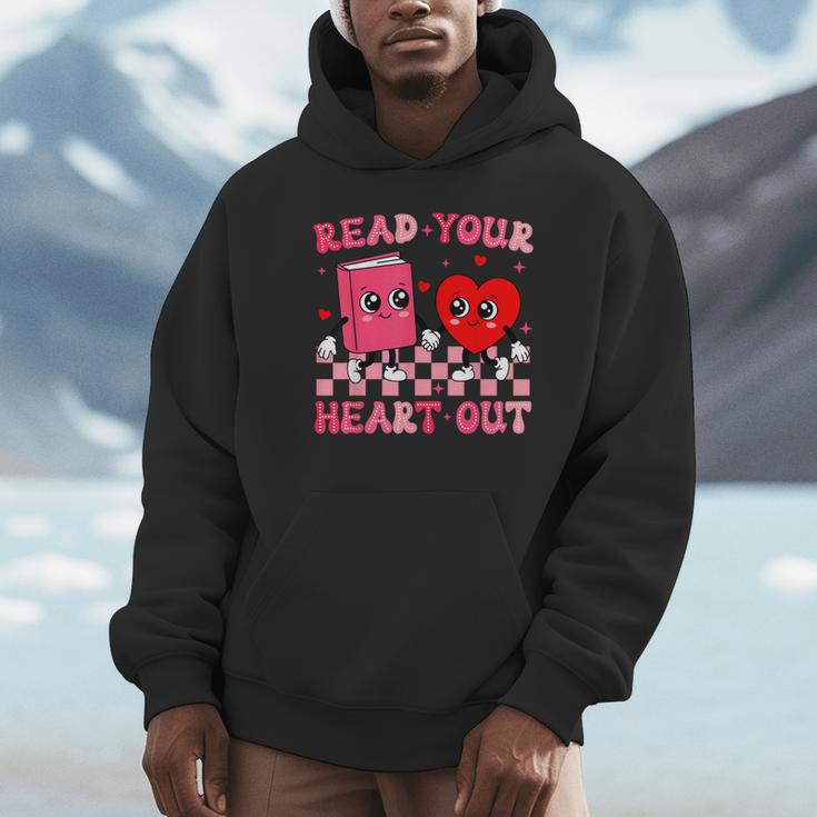 Read Your Heart Out Cute Reading Book Lover Unisex Hoodie
