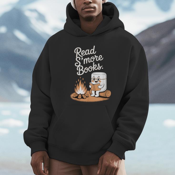 Read S'More Books Camping Outdoors Reading Campfire Smores Unisex Hoodie