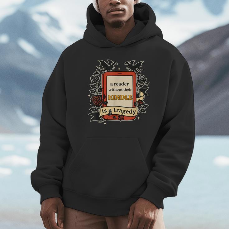 A Reader Without Their Book Is A Tragedy Dragon Rider Quote Unisex Hoodie A Reader Without Their Book Is A Tragedy Dragon Rider Quote Unisex Hoodie