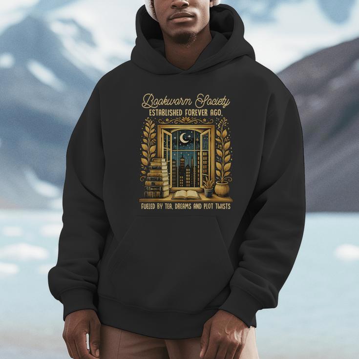 Reading Book Lover Bookish Readers Bookworm Society Unisex Hoodie