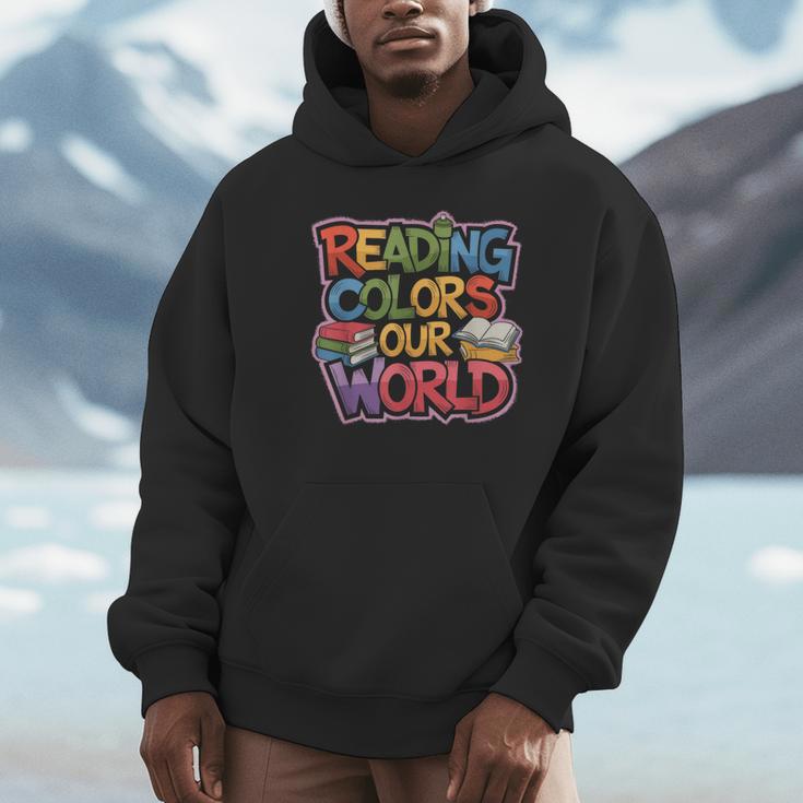 Reading Colors Our World Books Lover Unisex Hoodie