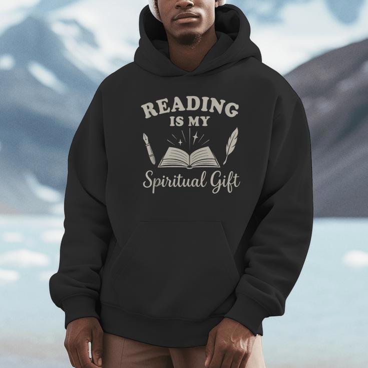 Reading Is My Spiritual Present Book Lover Reader Unisex Hoodie Reading Is My Spiritual Present Book Lover Reader Unisex Hoodie