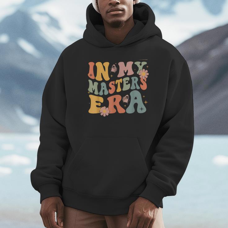 Retro Groovy In My Master's Degree Era Graduation Master Unisex Hoodie