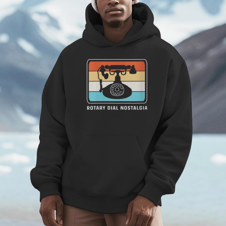 Retro Rotary Dial Nostalgia Dial Phone Unisex Hoodie Retro Rotary Dial Nostalgia Dial Phone Unisex Hoodie