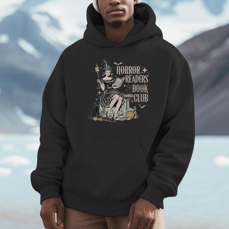 Retro Scary Horror Readers Book Club Spooky Halloween Unisex Hoodie Retro Scary Horror Readers Book Club Spooky Halloween Unisex Hoodie