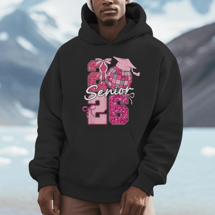 Retro Senior 2026 Coquette Bow Graduation Class Of 2026 Unisex Hoodie