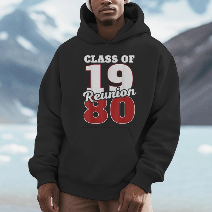Reunion 1980 Class Of 1980 Reunion 80 Graduation 1980 Unisex Hoodie
