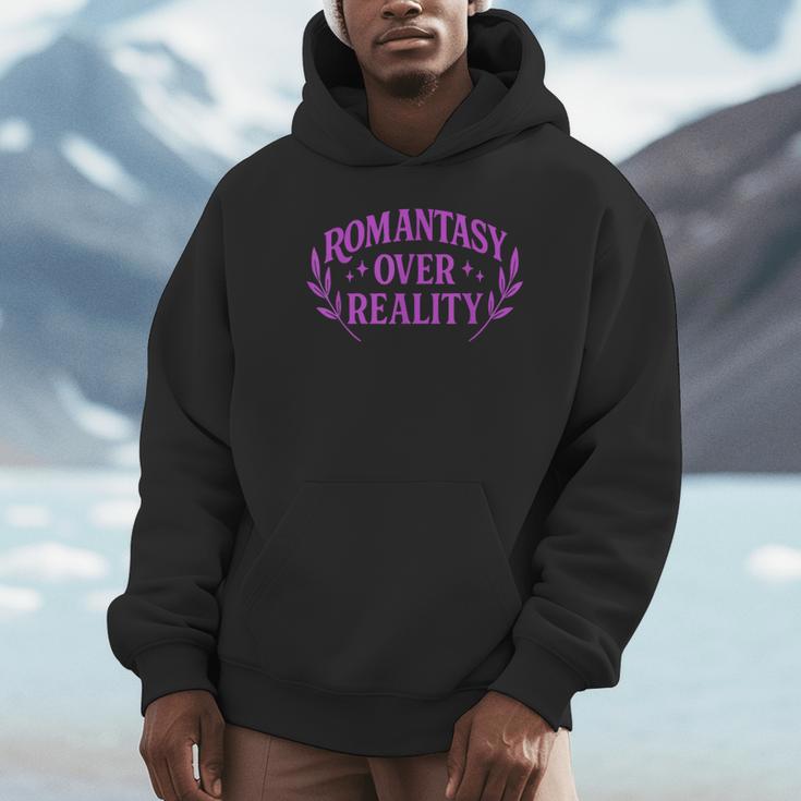 Romantasy Book Reader Aesthetic With Fantasy Feels Unisex Hoodie