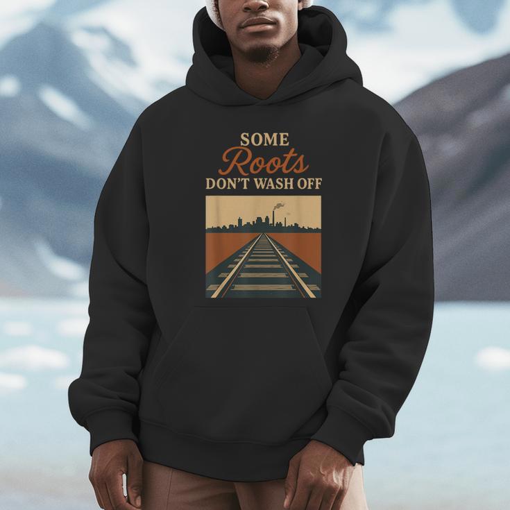 Rust Belt Midwest Nostalgia Steel Town Working Class Pride Unisex Hoodie