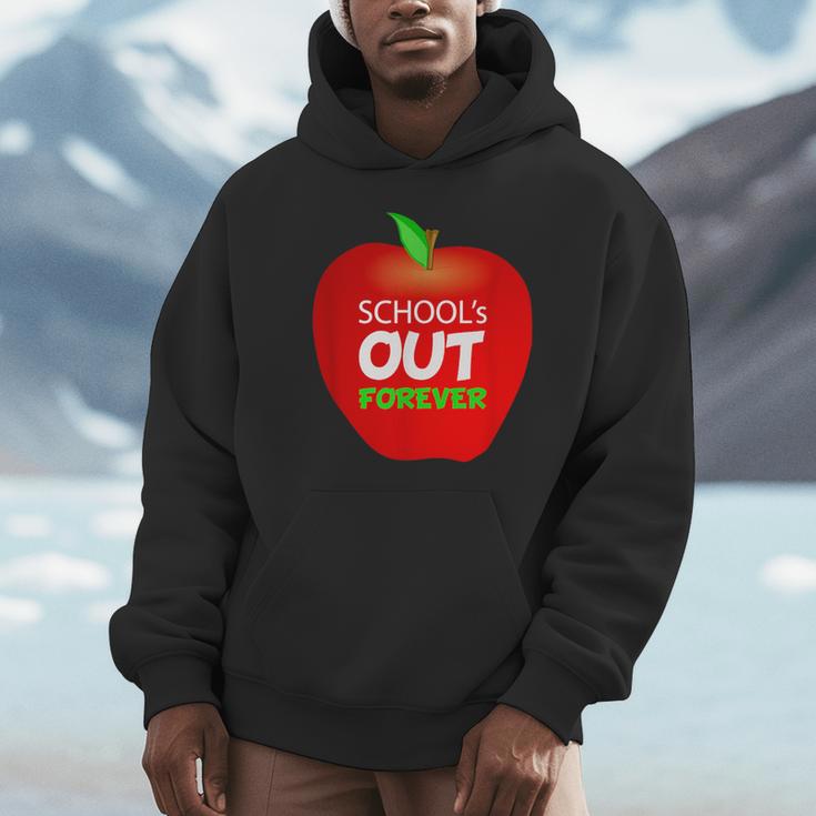 School Is Out Forever Graduation Humor Unisex Hoodie
