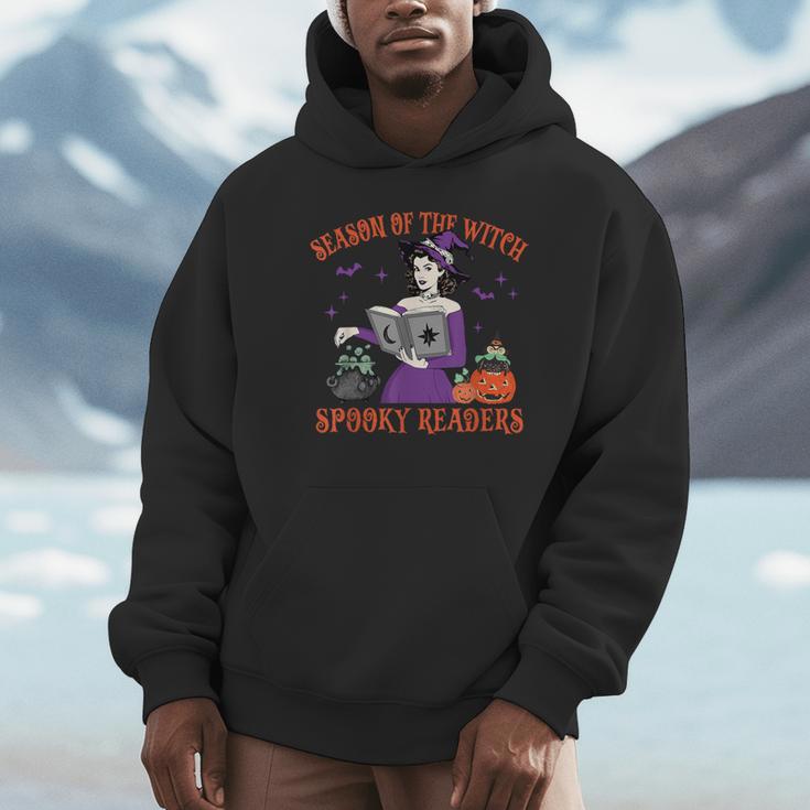 Season Of The Witch Spooky Readers Spell Book Hallowen Unisex Hoodie