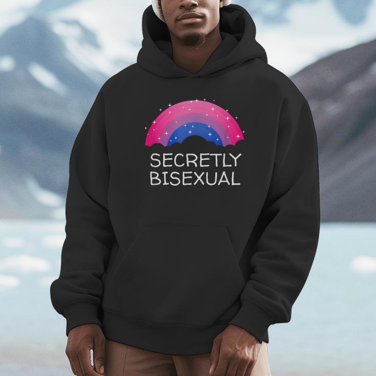 Secretly Bisexual Bi Introvert Bi Pride Antisocial LGBTQ Unisex Hoodie