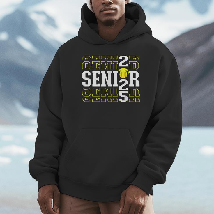 Senior 2025 Softball Class Of 2025 Graduation Unisex Hoodie