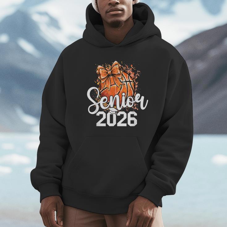 Senior Basketball Class Of 2026 Coquette Graduation Day Unisex Hoodie