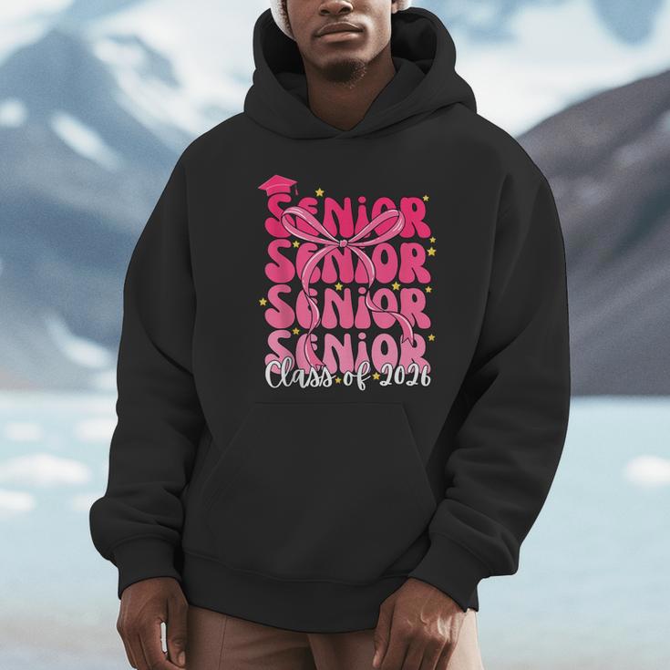 Senior Class Of 2026 Pink Coquette Bow Graduation 2026 Unisex Hoodie