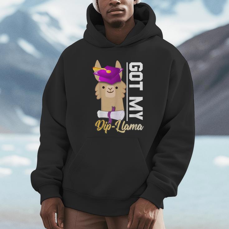 Senior Graduation TShirt 2019 Got My Diploma Llama Pun Shirt Unisex Hoodie
