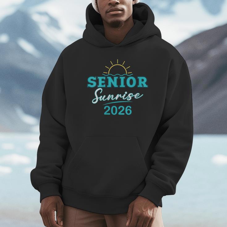 Senior Sunrise Class Of 2026 Vintage Graduation High School Unisex Hoodie
