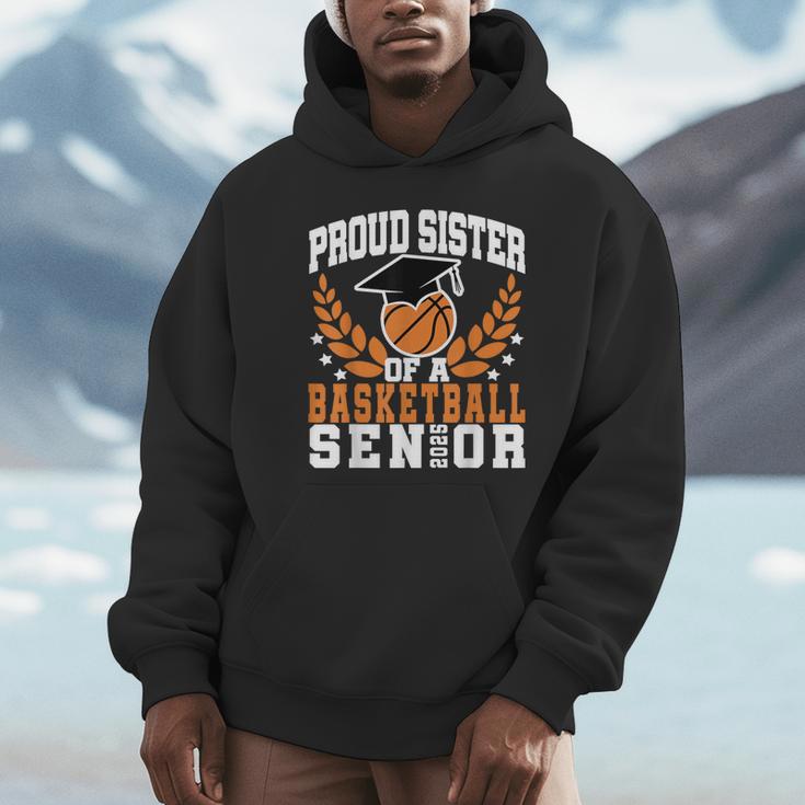 Sister Class Of 2025 Senior Basketball Graduation Family Unisex Hoodie