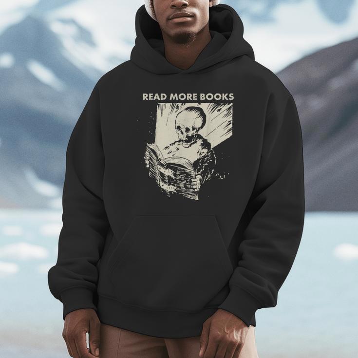 Skeleton Read More Books Unisex Hoodie