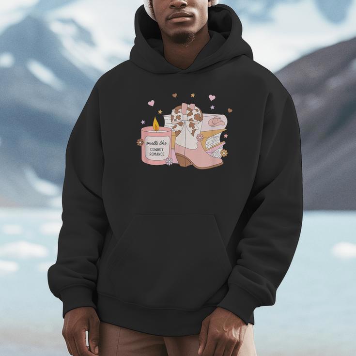 Smells Like Cowboy Romance Book Lover Unisex Hoodie