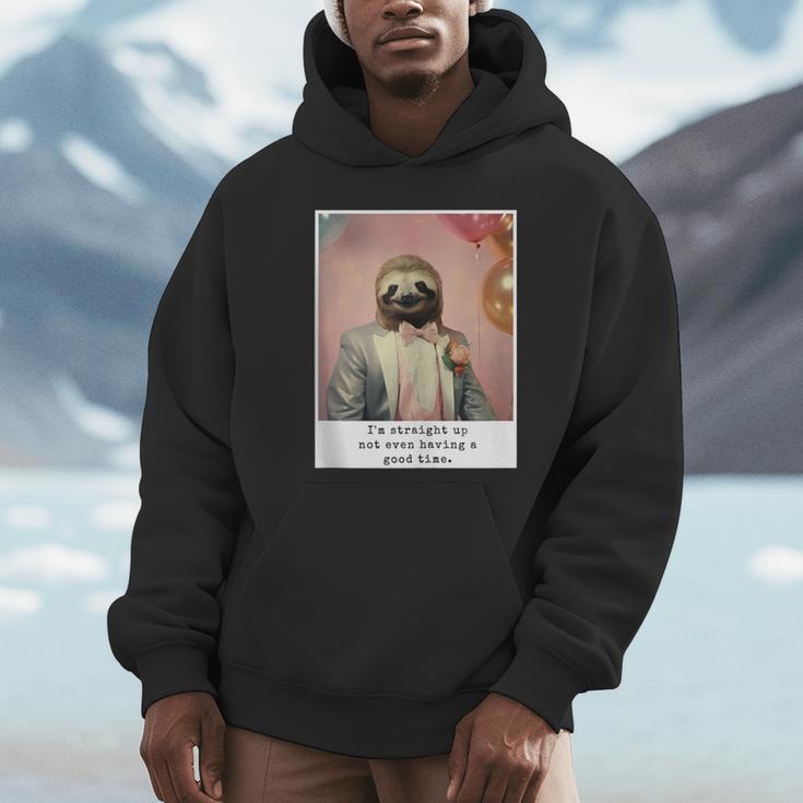 Social Anxiety Not Having A Good Time Socializing Introvert Unisex Hoodie