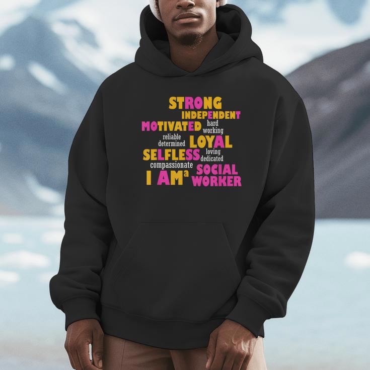 Social WorkerShirt Graduation Social Work Month Unisex Hoodie