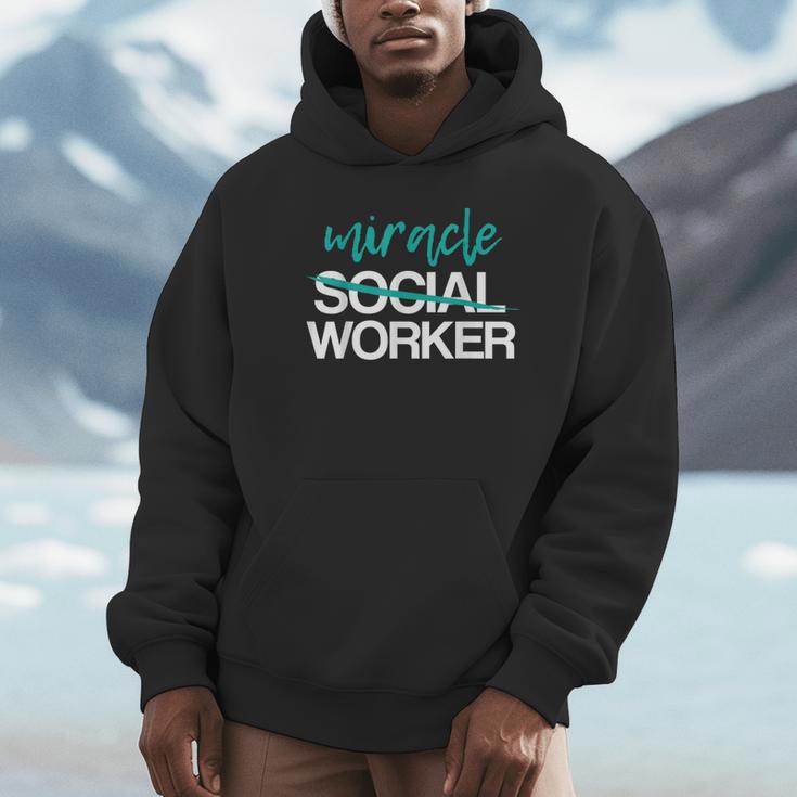 Social Worker Work Month MSW Graduation Masters Unisex Hoodie