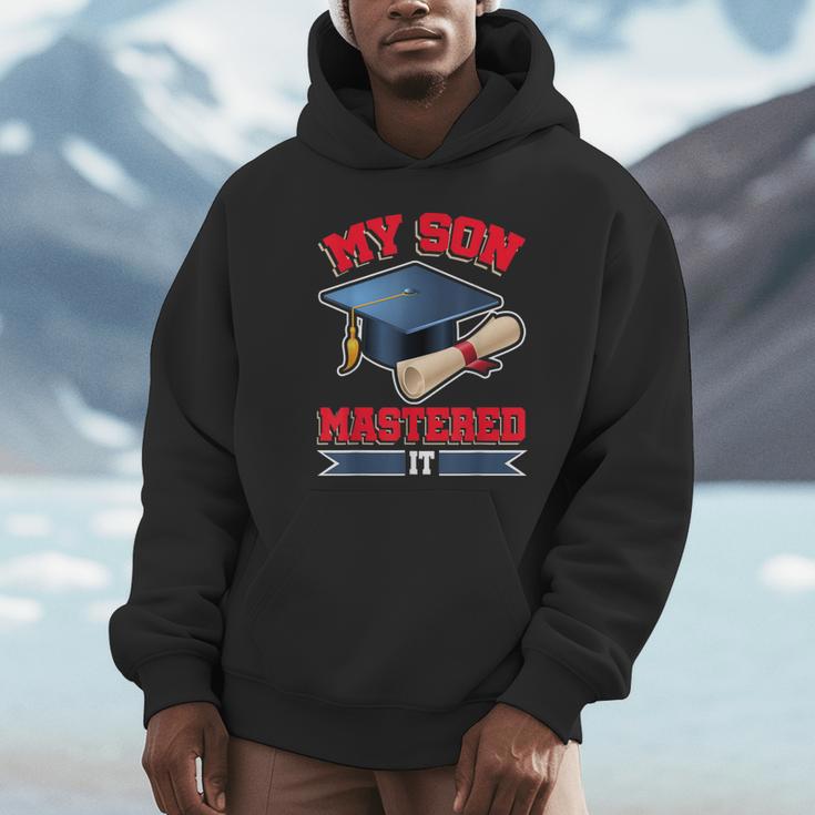 My Son Mastered It Shirt Masters Tee Graduate Graduation Unisex Hoodie