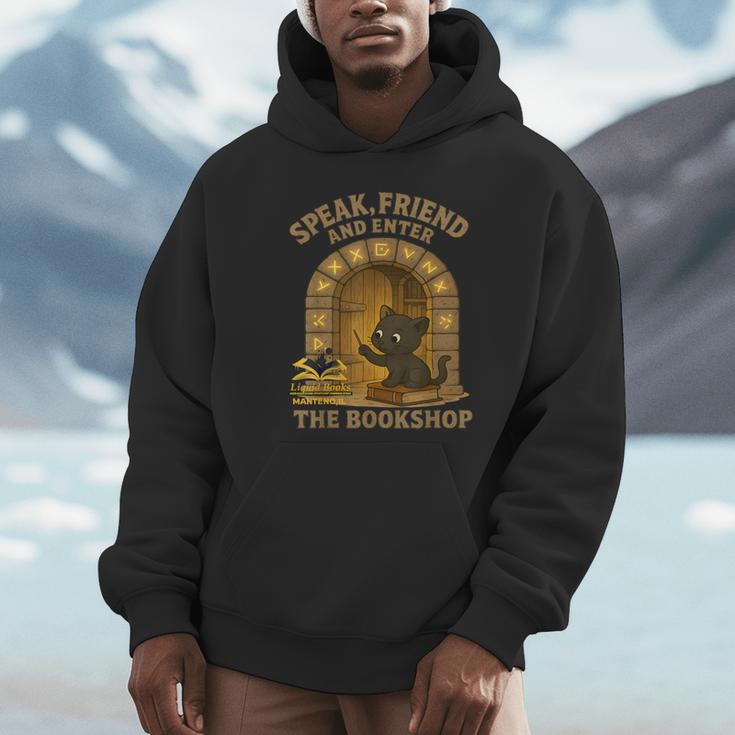 Speak Friend Enter Bookshop Magic Panther Unisex Hoodie Speak Friend Enter Bookshop Magic Panther Unisex Hoodie