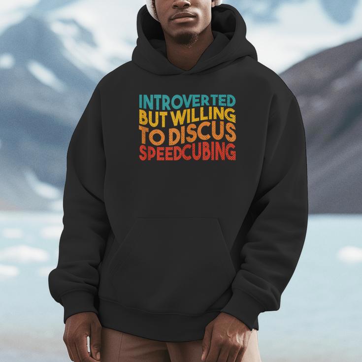 Speedcuber Introvert Cube Solver Speedsolving Speedcubing Unisex Hoodie