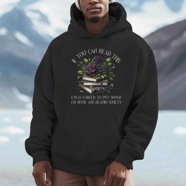Spicy Books Put Down My Book Dark Romance Merch Bookish Unisex Hoodie