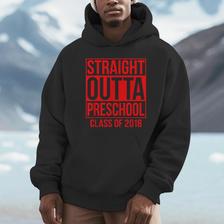 Straight Outta Preschool Graduation Class Of 2018 Unisex Hoodie